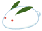 雪ウサギ